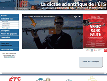 Tablet Screenshot of dicteescientifiqueetsece.etsmtl.ca
