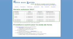 Desktop Screenshot of foireauxlivres.coop.etsmtl.ca