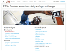 Tablet Screenshot of ena.etsmtl.ca