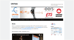 Desktop Screenshot of critias.etsmtl.ca